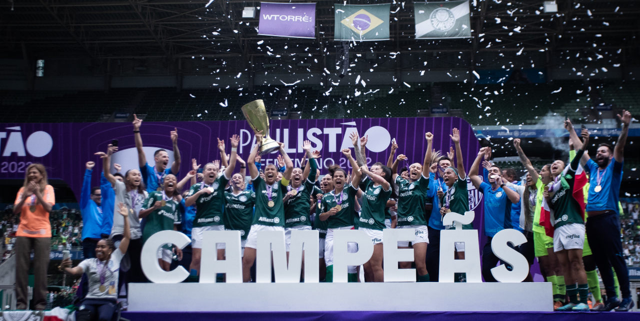 Palmeiras vence o Santos e conquista o Campeonato Paulista